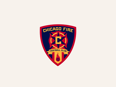 30DaysofLogos Challenge Day 26 - Football Team 30daysoflogos branding chicago chicagofire design fire football footballclub logo soccer team
