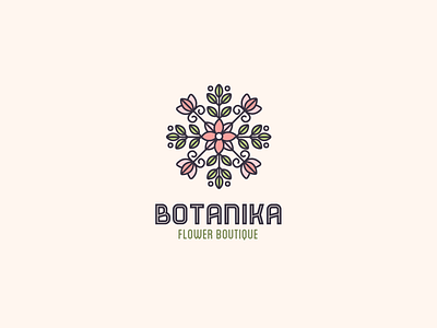 30DaysofLogos Challenge Day 1 - Flower Boutique