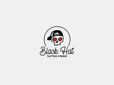 30DaysofLogos Challenge Day 4 - Tattoo Studio 30daysoflogos baseball cap branding design hat logo skull studio tattoo