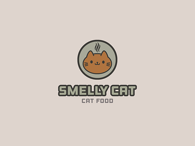 30DaysofLogos Challenge Day 6 - Cat Food Brand 30daysoflogos brand branding cat design food logo smelly