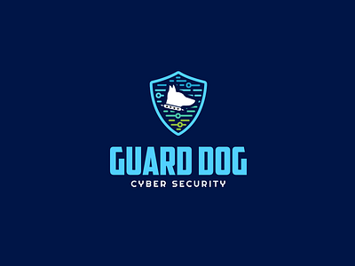 30DaysofLogos Challenge Day 10 - Cyber Security 30daysoflogos branding cyber design dog guard logo security tech