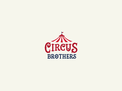 30DaysofLogos Challenge Day 15 - Circus Logo 30daysoflogos branding brothers circus design logo