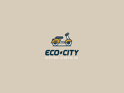 30DaysofLogos Challenge Day 20 - Electric Scooter 30daysoflogos branding city design eco electric green logo scooter