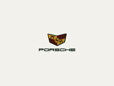 30DaysofLogos Challenge Day 28 - Rebrand Porsche Logo 30daysoflogos branding car design logo luxury porsche rebrand redesign