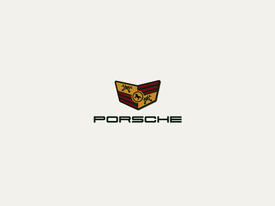 30DaysofLogos Challenge Day 28 - Rebrand Porsche Logo