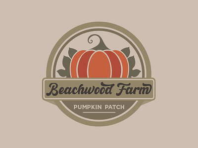 Pumpkin Patch Logo | Dribbble Weekly Warm-Up brand identity branding design dribbbleweeklywarmup farm logo pumpkin pumpkin patch vector