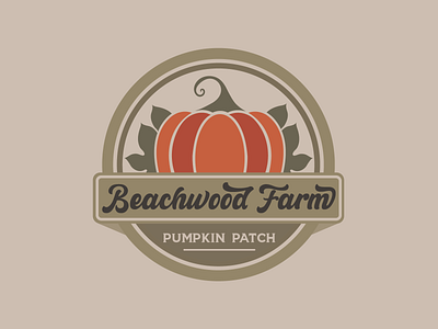 Pumpkin Patch Logo | Dribbble Weekly Warm-Up brand identity branding design dribbbleweeklywarmup farm logo pumpkin pumpkin patch vector