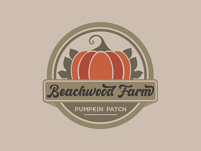 Pumpkin Patch Logo | Dribbble Weekly Warm-Up