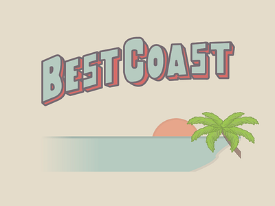 Best Coast | Band Logo Series alternative band logo beach best coast california logo los angeles music