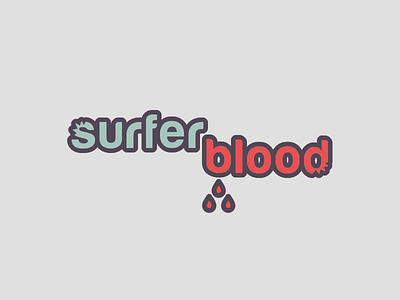 Surfer Blood | Band Logo Series alternative band logo beach florida logo music surf surfer blood west palm beach