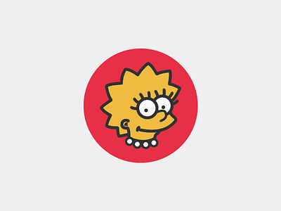 Lisa Simpson | The Simpsons Series animation cartoon fox icon lisa simpson the simpsons tv show vector