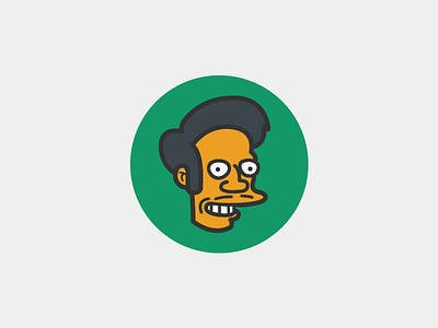 Apu Nahasapeemapetilon | The Simpsons Series animation apu nahasapeemapetilon cartoon fox icon kwik e mart the simpsons tv show vector
