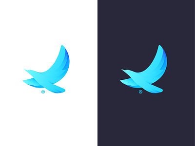 Thunderbird adliqi adobe animal behance branding color design dribbble gradient logo