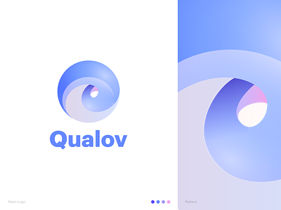 Qualov abstrack adobe adobeillustrator app logo app logo design apps behance brand design branding design dribbble gradient logo vector