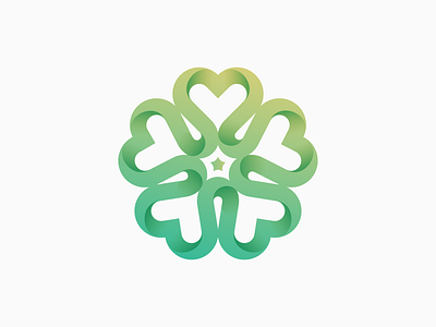 Flowgreen adobe color design gradient illustrator logo