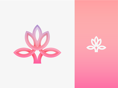 Floral adoobe behance colourfull design gradient illustrator logo