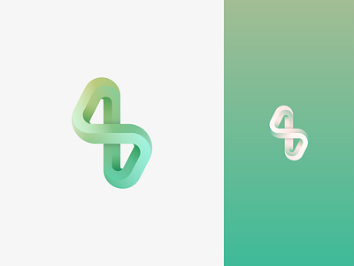 Dribbble Green Flash abstract adliqi adobe adobeillustrator apps behance color colourfull design gradient logo