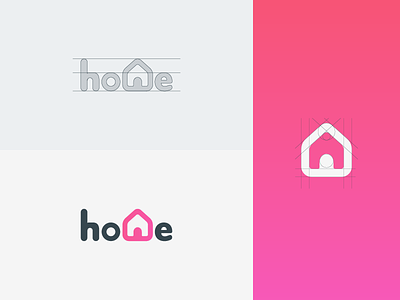 Dribbble Home Logotype adliqi adobe apps behance color colourfull design dribbble gradient illustrator logo
