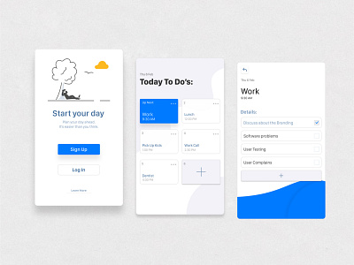 Android “To Do” UI App adobe xd android app app design calendar code daily developer figma interface life meetings mockup simple sketch task to do ui ux wireframe