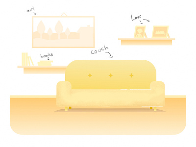 Livingroom - Vector app art artist home illustration illustrator libraries livingroom mockup product design room rooms sketch stay at home ui ux vector vector illustrations web web illustrations