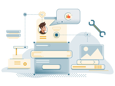 Building Better Products - Vector Illustration