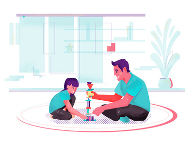 Family XOXO - Illustration by Mica Andreea on Dribbble