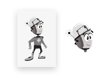 Mascot Concept Sketch Part 2 adorable animation app cool doodle helpful icon illustration mascot mascot design motion product design robot sketch tech technology ui ux web website