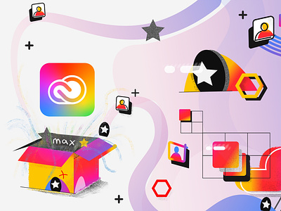 Adobe Max 2021 adobe adobe max app article blog branding colours design figma illustration logo motion graphics product design typography ui ui design ux vector visual design website