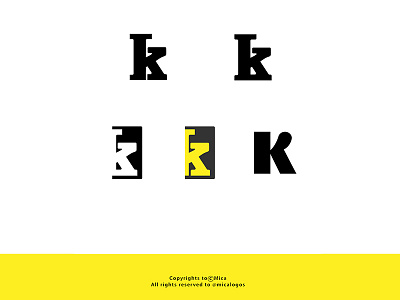 "K" Lettermark Logo Apparel apparel brand branding design designs graphic letter lettermark logo mark romania typography