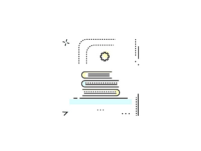 "Books", Vector Icon Illustration, "Office Icons Package"