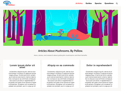 Forest, Banner Vector Illustration by Mica Andreea on Dribbble