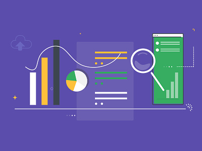 Analytics, Vector Illustration Icon analitycs control panel dashboard flat design icon icon a day icon animation icon artwork illustration illustrator infographic research seo icons spot illustration statistics table ui ux uidesign vector artwork website icons
