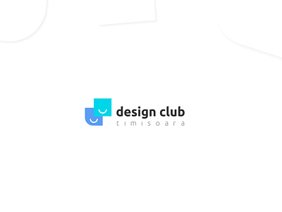 Logo Intro, Design Club TImisoara animation app branding character color friendly icons illustration logo mark minimal networking romania social app symbol icon typography ui ux vector website