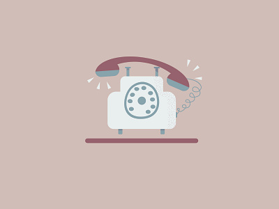 Day 2/365 - Vector Phone Illustration 365 challenge animation app design icon icons illustration landing minimal modern phone retro simple telephone ui ux vector vintage web website