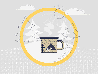 8/365 Vector Camping Illustration adventure animation app branding camping enamel flatvector icons illustration illustrator infograhic simple stroke ui ux vacantion vector vinatge web website