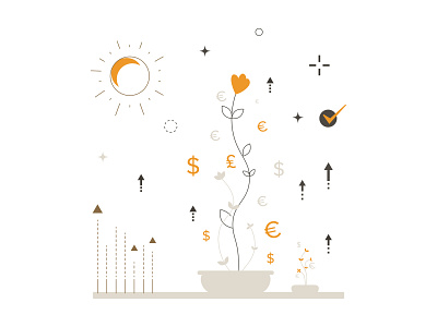 The Credit Guarantee Is Provided On Favorable Terms animation app bank banking branding credit design growing growth icon iconography icons illustration minimal simple ui ux vector web website