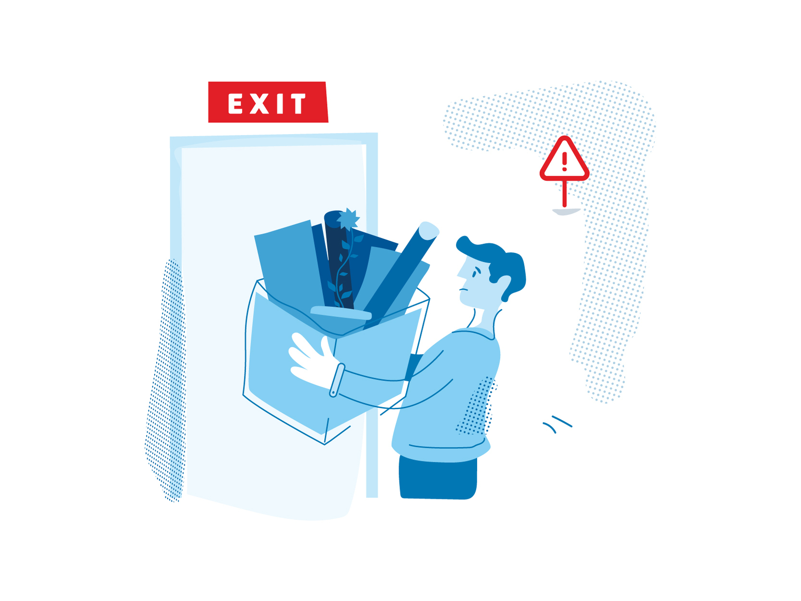 unexpected-issues-you-lose-your-job-by-mica-andreea-on-dribbble