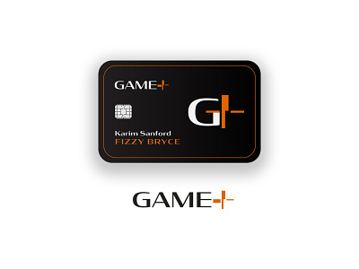 Game+ Brand Logo and Card Design branding design game gaming app gaming logo lettermark logo logo design logos mark minimal players ps4 simple symbol typography ui ux wordmark xbox