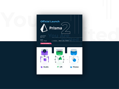 Flyer Design - Official Launch Prisma2 api branding coders coding data data migration design flyer graphql identity design illustration interface presentation robots simple software ui vector website