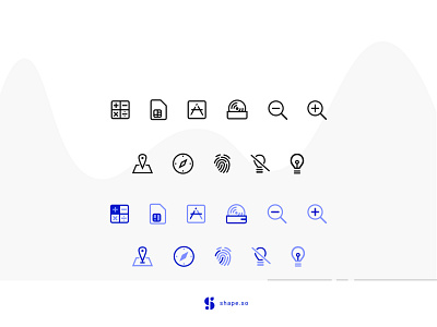 UI Icons Set - Shape Library