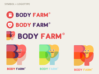 Body farm logo design logo logotype body farm symbol