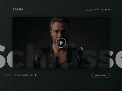 New sasha.de concept design music sasha ui ux web website www