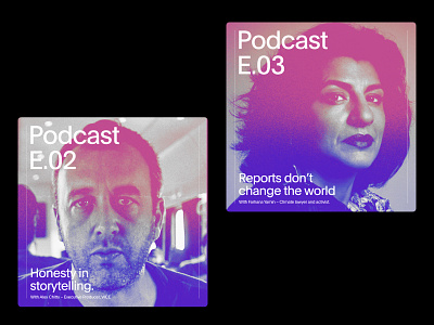 Future Friendly Podcast design figma minimalism typogaphy
