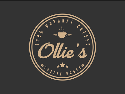 Ollie’s Coffee House adobe illustrator badge branding coffee daily logo challenge flat art flat illustrator graphicdesign illustration logo vector vectorart