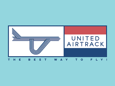 United Airtrack adobe illustrator badge branding daily logo challenge flat art flat illustrator graphicdesign illustration logo vector vector art