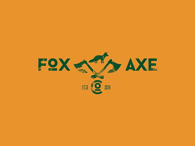 Fox Axe Co. adobe illustrator badge branding daily logo challenge flat art flat illustrator graphicdesign illustration logo vector vector art