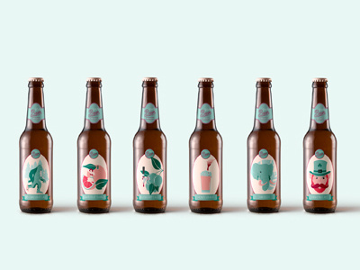 "Sam's Beer" beer branding design illustration label design typography