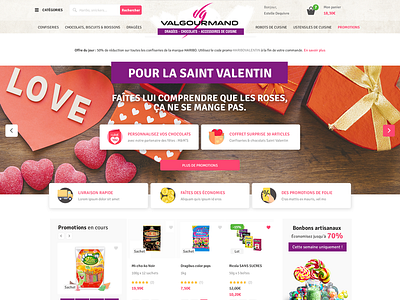 Valgourmand - A sweets Ecommerce Website (A) design ecommerce ecommerce design freelance design landing page showcase ui design ux design webdesign website