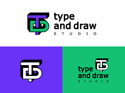 Type n Draw Logo Design logo logo 3d logo alphabet logo concept logo design logotype