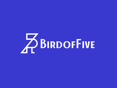 Bird of Five app bird bird icon bird logo blue branding design five icon illustration logo logo concept logo design logotype mascot minimal purple ui ux vector